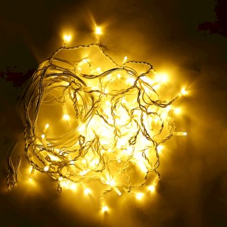 LED Lichtervorhang Outdoor 5 m warmweiss