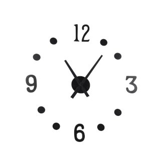Wanduhr DIY schwarz - Gratisinserat.ch