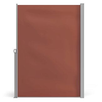 Seitenmarkise 200 x 500 cm braun