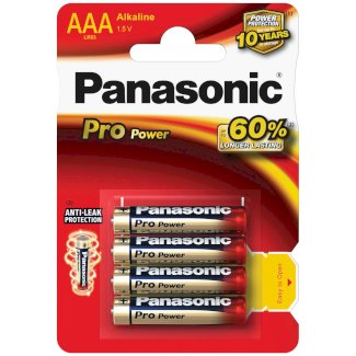 Batterie AAA Panasonic Pro Power Alkaline 4 Stk.