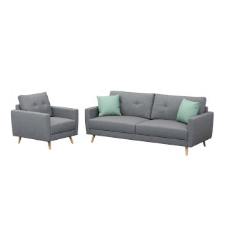 Sofa Set MANDY grau