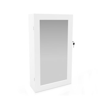 Schmuckschrank mit Spiegel DILARA weiss