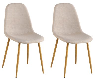 Esszimmerstuhl LEVI 2er Set beige