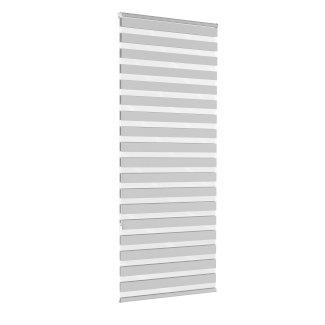 Doppelrollo grau 90 x 220 cm