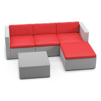 Ersatzkissen Lounge Malibu rot