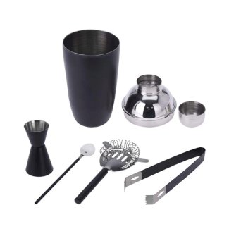 Cocktail Shaker Set 5-teilig schwarz