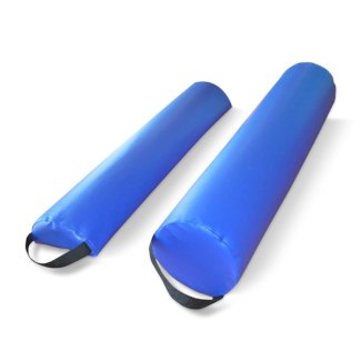 Knie- und Nackenrolle Set 66 cm blau