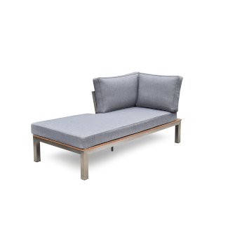 Lounger Gartenliege PORTOFINO grau