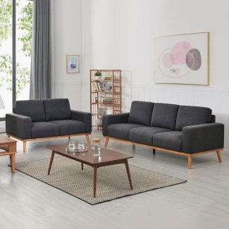 Sofa Set AMOR 2-teilig anthrazit - Gratisinserat.ch