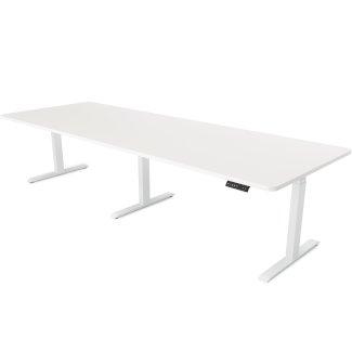 Konferenztisch elektrisch weiss 280 x 100 cm - Gratisinserat.ch