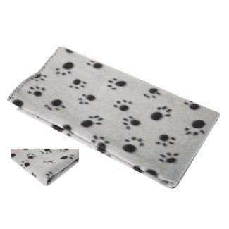 Haustierdecke 140 x 100 cm grau