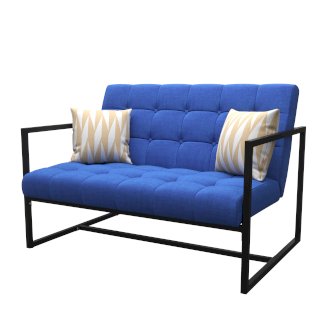 Sofa DEAN 2-Sitzer dunkelblau