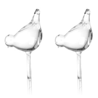 Pflanzenbewässerung Vogel Glas 2er Set