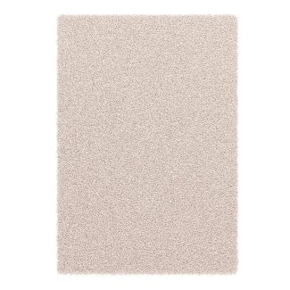 Hochflor Teppich 120 x 170 cm creme