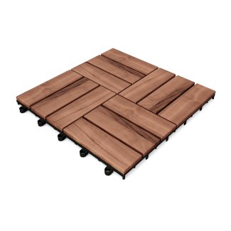 Bodenplatte Holz 10er Set