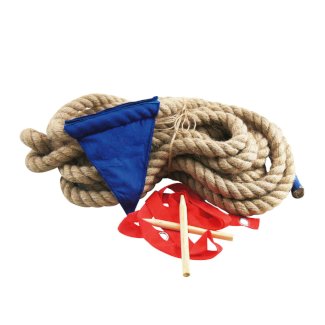 Tauziehseil 10m mit Markierungsset