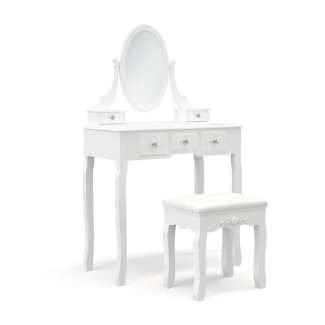 Schminktisch mit Hocker CLAIRE