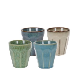 Becher Porzellan 4er Set 250 ml