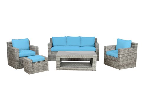 Kissenbezüge Rattanlounge Manila türkis - Gratisinserat.ch