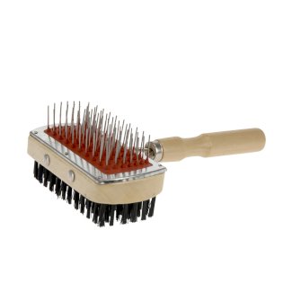 Bürste für Haustiere doppelseitig 26 x 14.5 cm