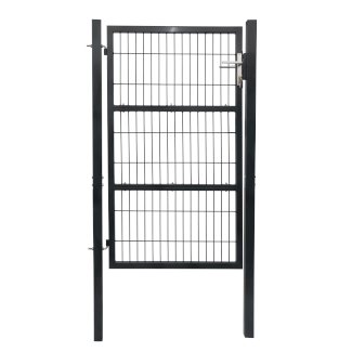 Gartentor mit Schloss 100 x 160 cm anthrazit