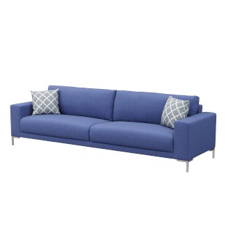 Sofa NOREEN 3-Sitzer blau