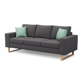 Sofa RONNY 3-Sitzer anthrazit