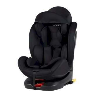 Kindersitz Auto 360° drehbar schwarz