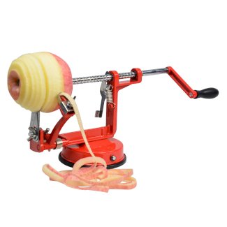 Apfelschäler Apfelschneider rot