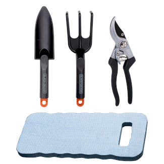 Gartenwerkzeug Set inkl. Kniekissen 4-teilig