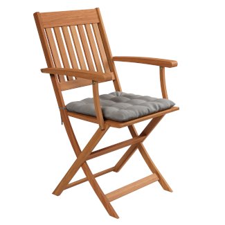 Sitzkissen 40 x 40 cm hellgrau - Gratisinserat.ch