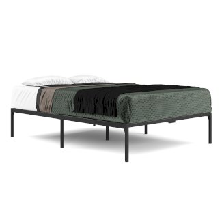 Metallbett SERENA 140 x 200 cm schwarz - Gratisinserat.ch