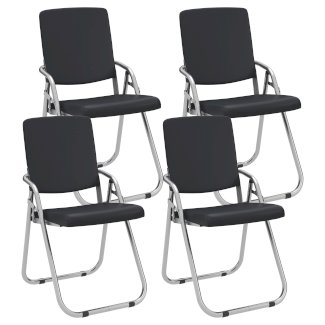 Klappstuhl Leder MOZART 4er Set schwarz - Gratisinserat.ch