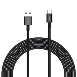 Ladekabel USB Typ C 2 m schwarz