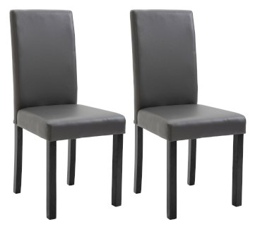 Esszimmerstuhl HARRY 2er Set grau