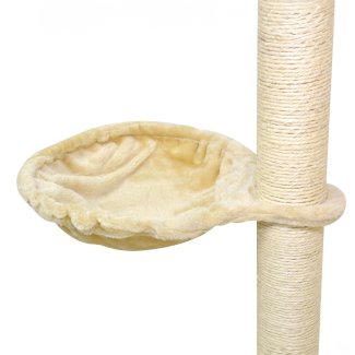 Körbchen für Katzenbaum 2er Set beige 40 cm