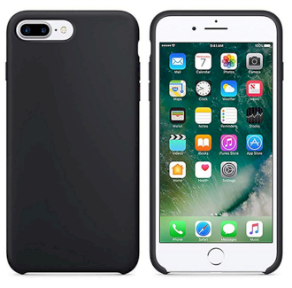 Schutzhülle für iPhone 8 Plus schwarz