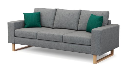 Sofa RONNY 3-Sitzer grau - Gratisinserat.ch