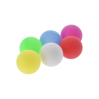 Tischtennisbälle farbig 6er Set