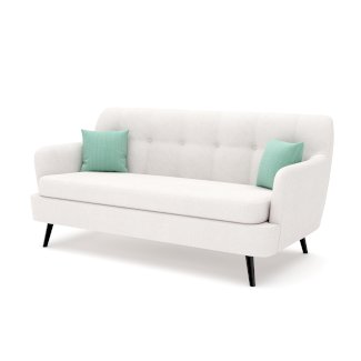 Sofa Bouclé LIA 3-Sitzer creme - Gratisinserat.ch