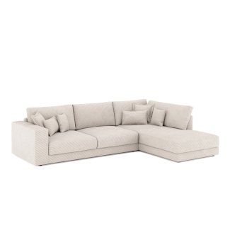 Ecksofa Cord TARJA rechts beige - Gratisinserat.ch