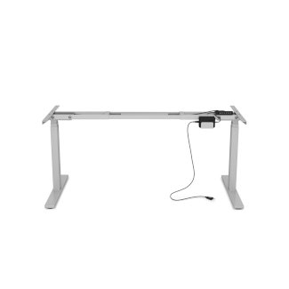 Tischgestell Stehpult grau 160 - 180 cm