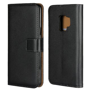 Lederetui für Samsung Galaxy S9 schwarz