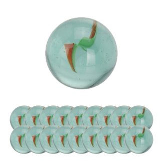 Murmeln Glas Katzenaugenoptik 101-teilig