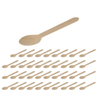 Löffel aus Holz 40er Set