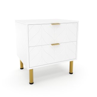 Nachttisch MARGO weiss