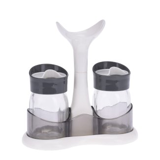 Salz- und Pfefferstreuer Set Glas 3-teilig