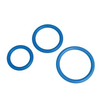 Penisringe 3er Set blau