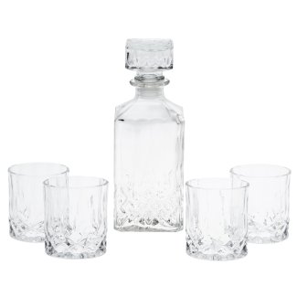 Whiskyglas 4er Set mit Karaffe