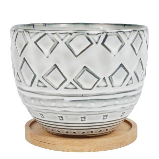 Blumentopf Keramik RETRO 14 cm